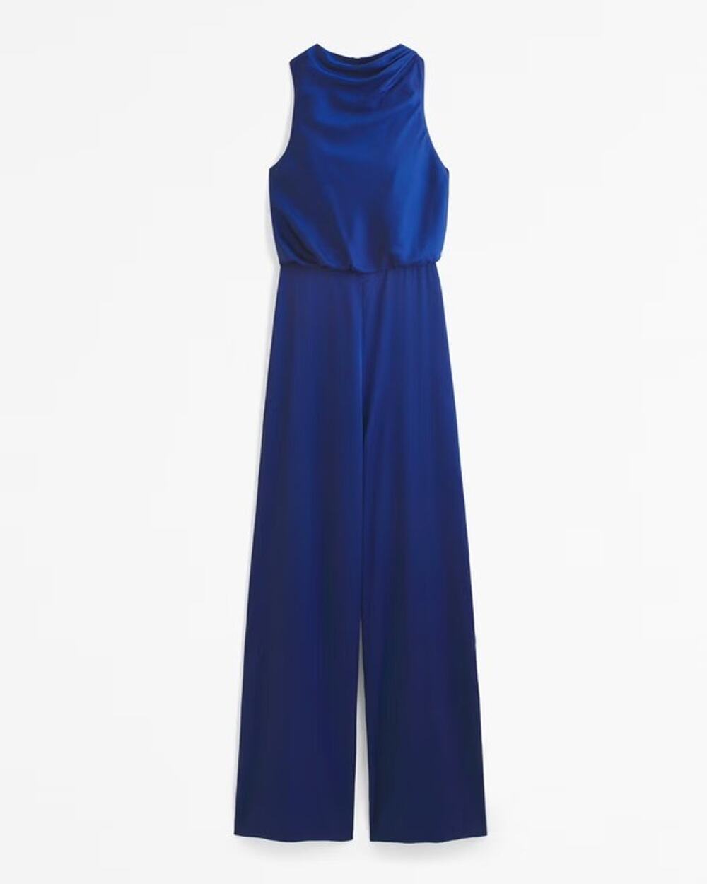 Abercrombie & Fitch High Neck Draped Jumpsuit - M